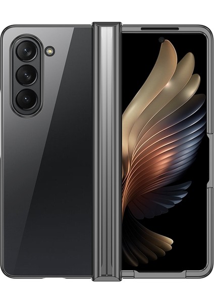 Samsung Galaxy Z Fold5 Siyah Için Elektrokürlü Telefon Kılıfı (Yurt Dışından)