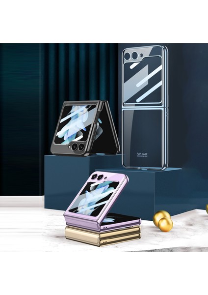 Samsung Galaxy Z Flip5 Altın Için Ultra-Ince Pc Telefon Kılıfı (Yurt Dışından) fiyatları