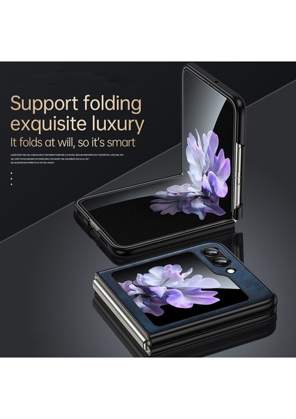 Samsung Galaxy Z Flip5 Green Için Sulada Tpu + Deri Kılıf (Yurt Dışından) fırsatları