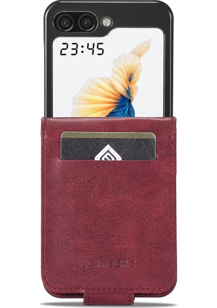 Samsung Galaxy Z Flip5 Için Rfıd Deri Telefon Kılıfı (Yurt Dışından) fırsatları