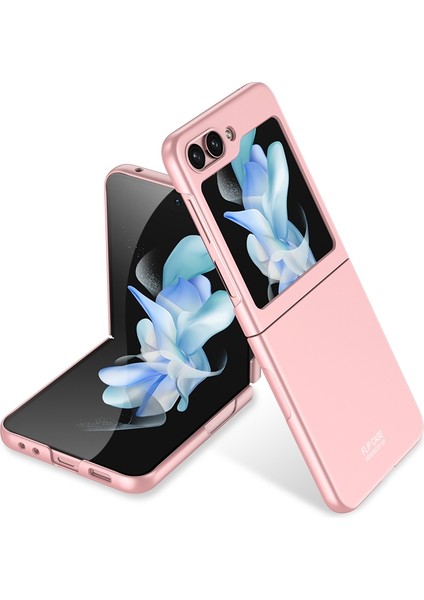 Samsung Galaxy Z Flip5 Pembesi Için Gkk Ultra-Ince Telefon Kılıfı (Yurt Dışından)