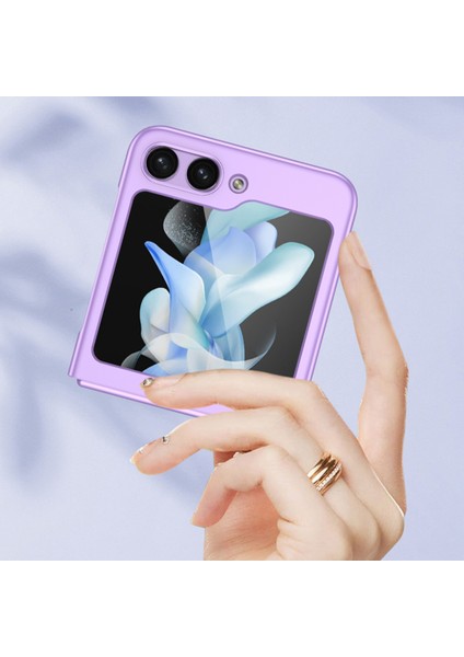 Samsung Galaxy Z Flip5 Pembesi Için Gkk Ultra-Ince Telefon Kılıfı (Yurt Dışından) modelleri