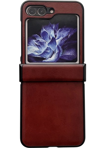Samsung Galaxy Z Flip5 Için Çılgın At Doku Telefon Kılıfı (Yurt Dışından)