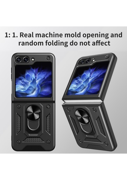 Samsung Galaxy Z Flip5 Altın Için Manyetik Braket Telefon Kılıfı (Yurt Dışından) fırsatları