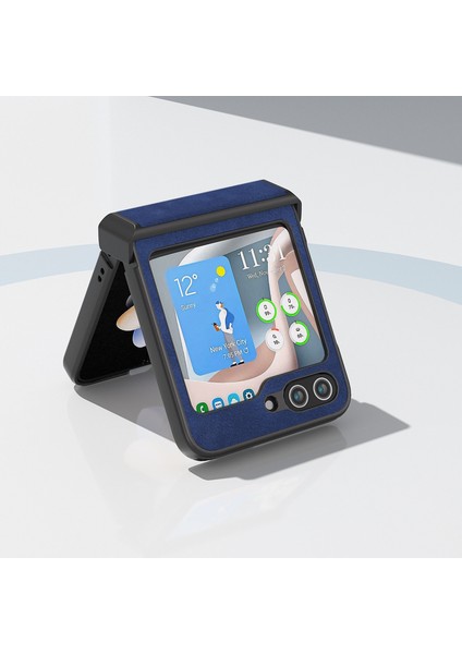 Samsung Galaxy Z Flip5 Mavi Için Abeel Fas Doku Telefon Kılıfı (Yurt Dışından) modelleri