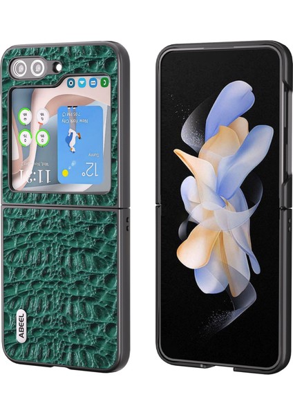Abeel Sky Serisi Samsung Galaxy Z Flip5 Green Için Telefon Kılıfı (Yurt Dışından)