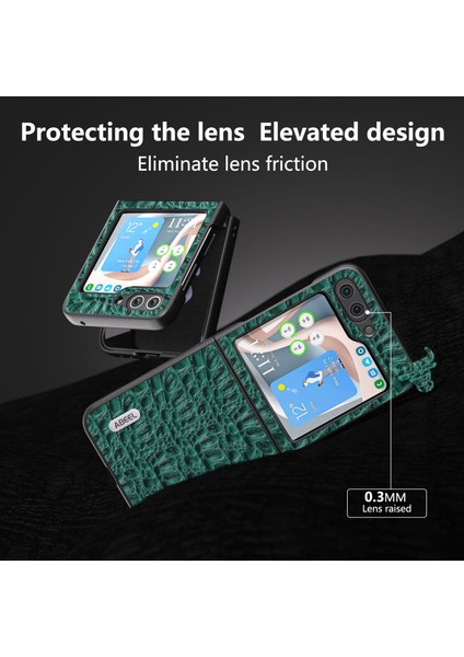 Abeel Sky Serisi Samsung Galaxy Z Flip5 Green Için Telefon Kılıfı (Yurt Dışından) fiyatları