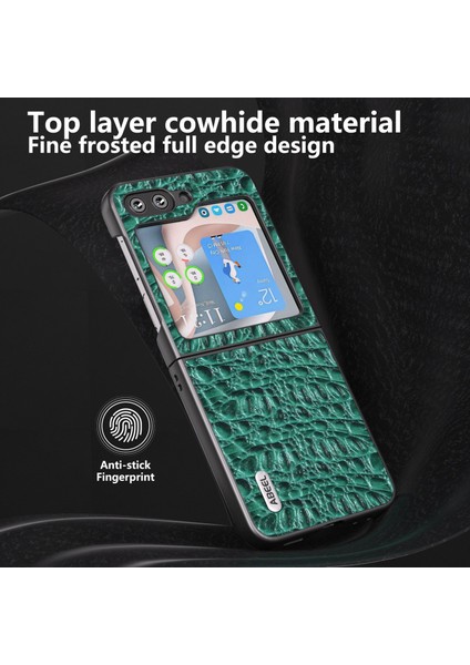 Abeel Sky Serisi Samsung Galaxy Z Flip5 Green Için Telefon Kılıfı (Yurt Dışından) modelleri