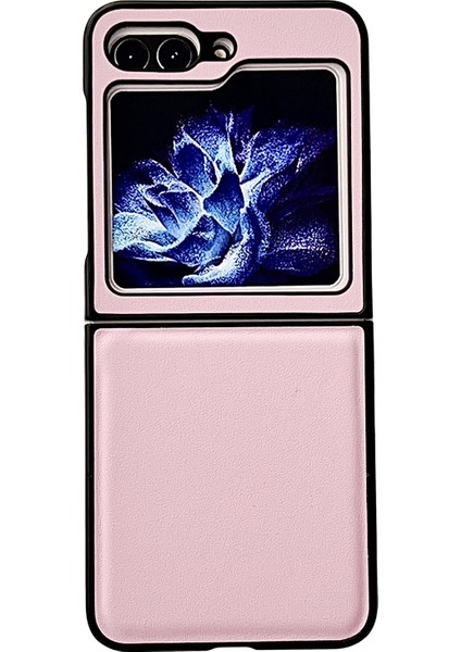 Samsung Galaxy Z Flip5 Pink Için Morandi Pc Telefon Kılıfı (Yurt Dışından)