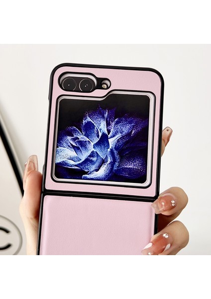 Samsung Galaxy Z Flip5 Pink Için Morandi Pc Telefon Kılıfı (Yurt Dışından) fiyatları