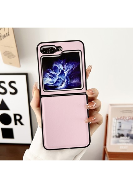 Samsung Galaxy Z Flip5 Pink Için Morandi Pc Telefon Kılıfı (Yurt Dışından) fırsatları