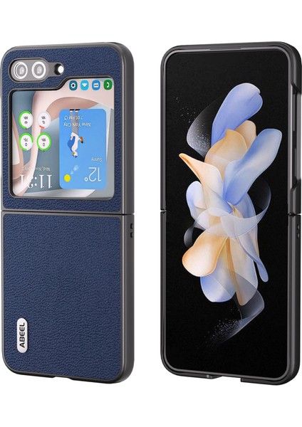 Abeel Luolai Serisi Samsung Galaxy Z Flip5 Koyu Mavi Için Telefon Kılıfı (Yurt Dışından)