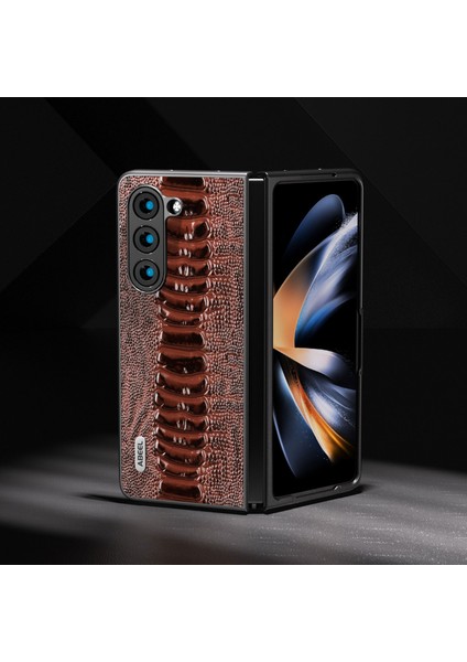 Abeel Weilai Serisi Samsung Galaxy Z Fold5 Coffee Için Telefon Kılıfı (Yurt Dışından)