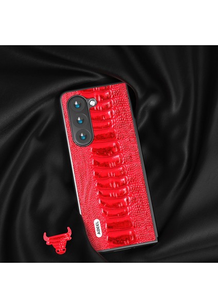 Abeel Weilai Serisi Samsung Galaxy Z Fold5 Red Için Telefon Kılıfı (Yurt Dışından)