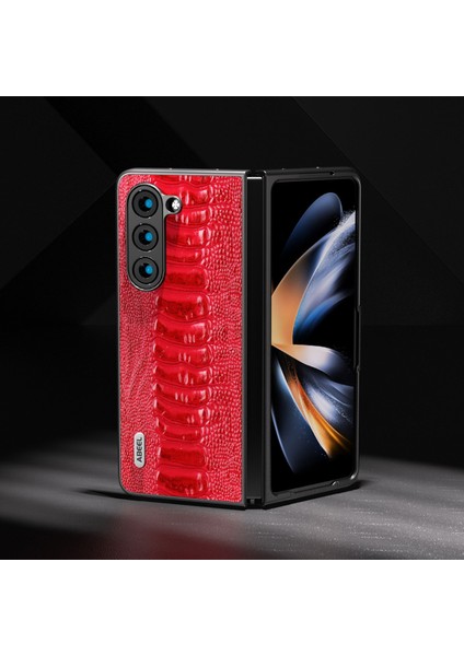 Abeel Weilai Serisi Samsung Galaxy Z Fold5 Red Için Telefon Kılıfı (Yurt Dışından)