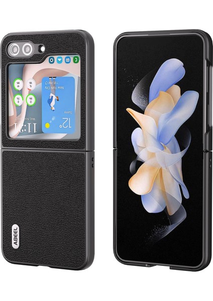 Abeel Luolai Serisi Samsung Galaxy Z Flip5 Black Için Telefon Kılıfı (Yurt Dışından)