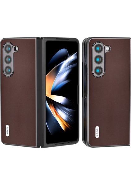 Abeel Xiaoya Serisi Samsung Galaxy Z Fold5 Coffee Için Telefon Kılıfı (Yurt Dışından)