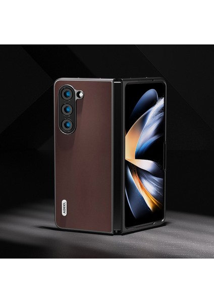 Abeel Xiaoya Serisi Samsung Galaxy Z Fold5 Coffee Için Telefon Kılıfı (Yurt Dışından)