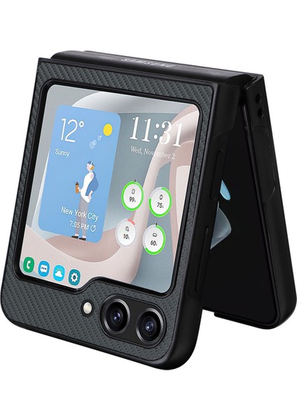 Samsung Galaxy Z Flip5 5g Koyu Yeşil Için Pu Deri Pc Telefon Kılıfı (Yurt Dışından) fırsatları