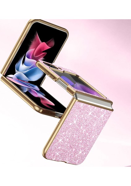 Samsung Galaxy Z Flip5 Pink Için Electleplat Glittery Telefon Kılıfı (Yurt Dışından) fiyatları
