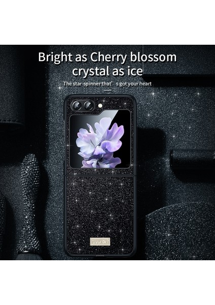 Samsung Galaxy Z Flip5 Siyah Için Sulada Tpu + Deri Kılıf (Yurt Dışından) fırsatları
