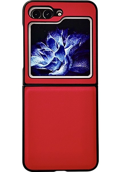 Samsung Galaxy Z Flip5 Kırmızı Için Morandi Pc Telefon Kılıfı (Yurt Dışından)