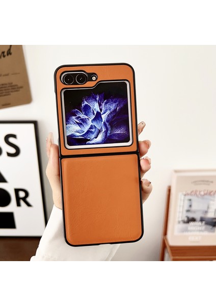 Samsung Galaxy Z Flip5 Turuncu Için Morandi Pc Telefon Kılıfı (Yurt Dışından) fırsatları