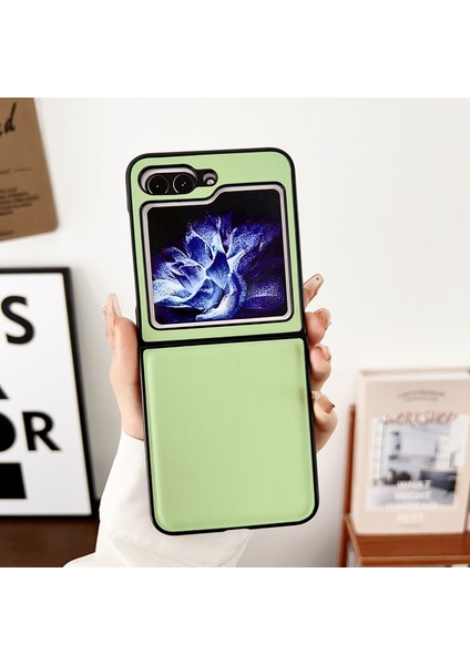 Samsung Galaxy Z Flip5 Green Için Morandi Pc Telefon Kılıfı (Yurt Dışından) fırsatları