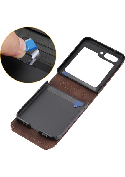 Çiçekler Samsung Galaxy Z Flip5 Için Kabartmalı Deri Kılıf (Yurt Dışından) fırsatları
