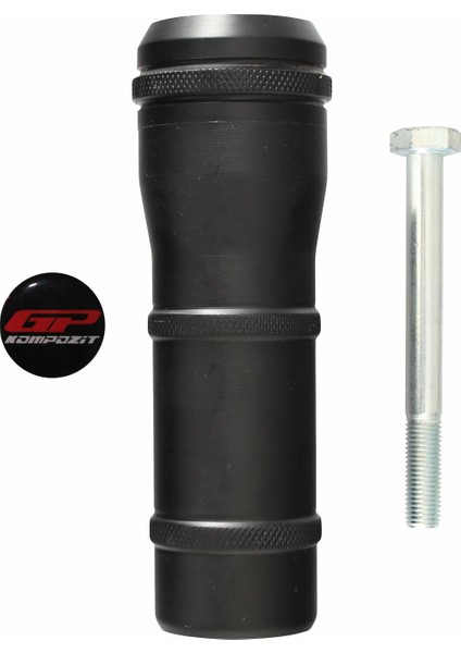 RKS Veloce 150 2023 Uyumlu Egzoz Koruma Takozu Siyah