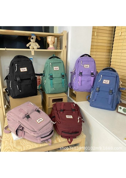 Ortaokul ve Lise Öğrencilerinin Okul Çantaları, Erkeklerin Büyük Kapasiteli, Kızlar Için Basit Japon Sırt Çantaları (Yurt Dışından) fırsatları