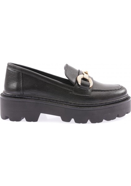 1003 Kadın Aksesuarlı Loafer Ayakkabı