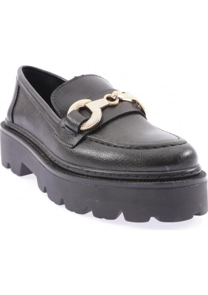 1003 Kadın Aksesuarlı Loafer Ayakkabı