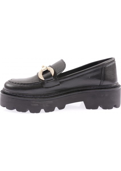 1003 Kadın Aksesuarlı Loafer Ayakkabı