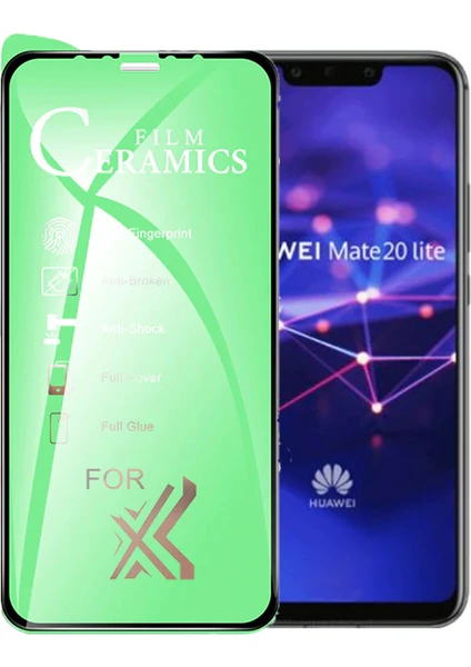 Huawei Mate 20 Lite Ekran Koruyucu 9d Seramik Nano Tam Kaplayan