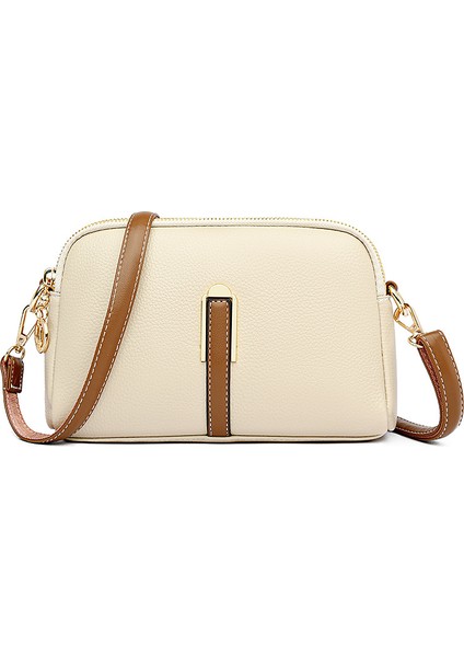Kadın Çantaları 2023 Yeni Bahar ve Yaz Kabuk Çanta Kore Tarzı Basit Omuz Çantası Bozuk Para Cüzdanı Doku Batı Tarzı Crossbody Küçük Çanta (Yurt Dışından)