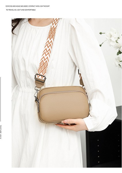 Kadınlar Için Ilk Katman Inek Derisi Çanta 2023 Yeni Moda Basit Çakıllı Omuz Çantası Doku Hakiki Deri Crossbody Küçük Kare Çanta (Yurt Dışından) fiyatları