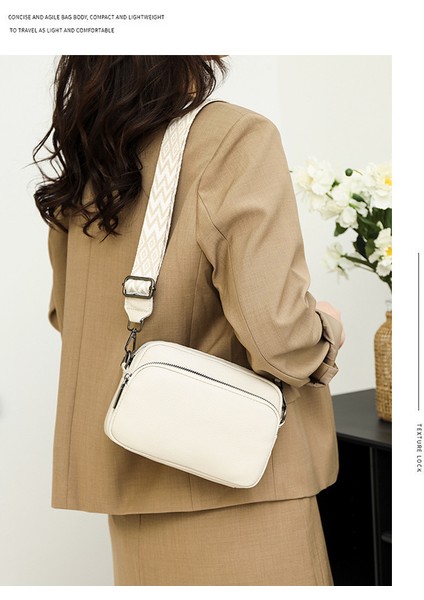 Kadınlar Için Ilk Katman Inek Derisi Çanta 2023 Yeni Moda Basit Çakıllı Omuz Çantası Doku Hakiki Deri Crossbody Küçük Kare Çanta (Yurt Dışından) modelleri