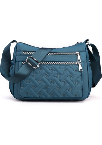 Kadın 2023 Bahar Yeni Crossbody Çanta Taşınabilir Büyük Kapasiteli Iş Para Cüzdan Çok Bölmeli Basit Orta Yaşlı Anne Çantası (Yurt Dışından)