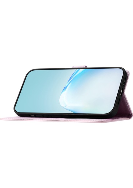 Samsung Galaxy A40 Cüzdan Kasa Telefon Stand Kapağı Ipek Doku Pu Deri Kabuk (Yurt Dışından)