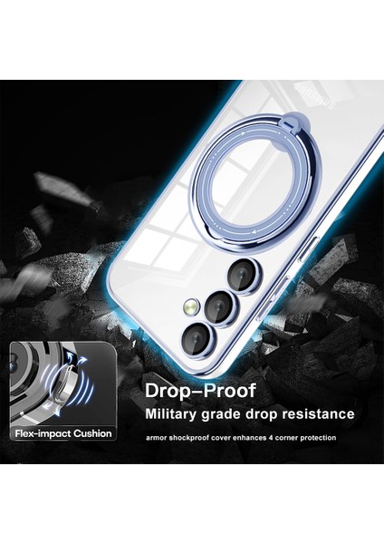 Samsung Galaxy A54 5g Pc+Tpu Rotasyon Kickstand Cover Telefon Kılıfı Magsafe ile Uyumlu (Yurt Dışından) fırsatları