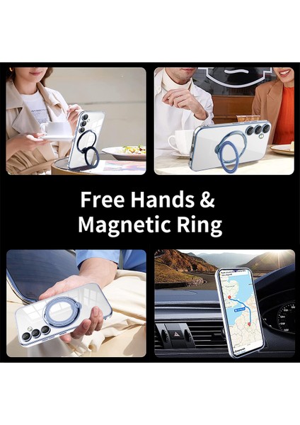 Samsung Galaxy A54 5g Pc+Tpu Rotasyon Kickstand Cover Telefon Kılıfı Magsafe ile Uyumlu (Yurt Dışından) indirimleri