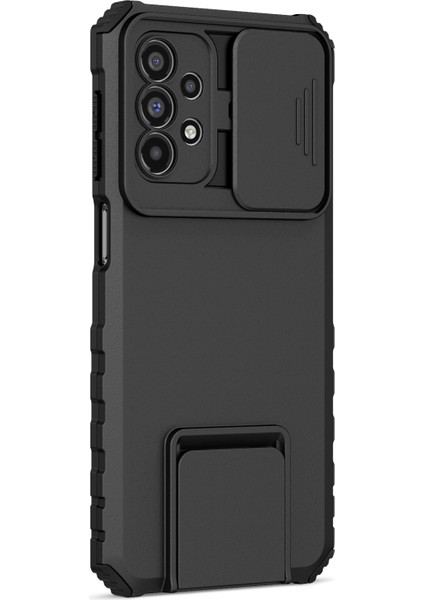 Samsung Galaxy A23 Slayt Kamera Kapağı Telefon Kılıfı Pc+Tpu Kickstand Cover (Yurt Dışından) modelleri