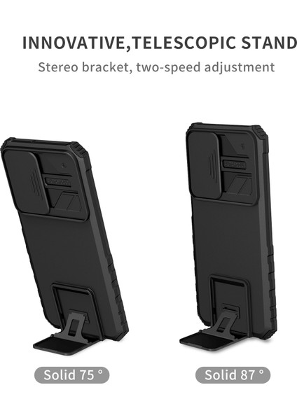 Samsung Galaxy A23 Slayt Kamera Kapağı Telefon Kılıfı Pc+Tpu Kickstand Cover (Yurt Dışından) indirimleri