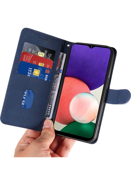 Samsung Galaxy A22 5g / A22S Pu Deri Telefon Kılıfı Baskılı Çizgi Cüzdan Stand Kabuğu (Yurt Dışından) indirimleri