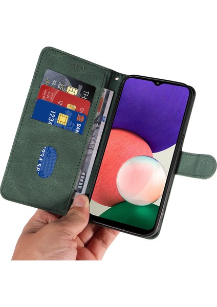 Samsung Galaxy A22 5g / A22S Pu Deri Telefon Kılıfı Baskılı Çizgi Cüzdan Stand Kabuğu (Yurt Dışından) indirimleri