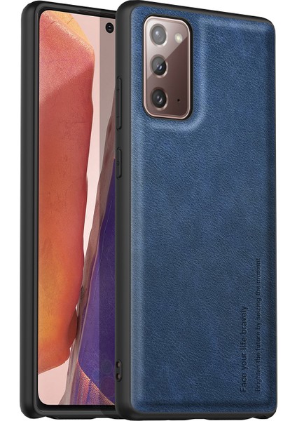 Samsung Galaxy NOTE20, Pu Deri Kaplamalı Tpu+Pc Şok Geçirmez Kapak (Yurt Dışından)