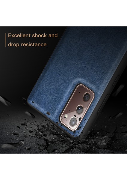 Samsung Galaxy NOTE20, Pu Deri Kaplamalı Tpu+Pc Şok Geçirmez Kapak (Yurt Dışından) indirimleri