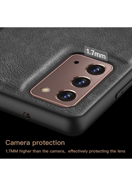 Samsung Galaxy NOTE20, Pu Deri Kaplamalı Tpu+Pc Şok Geçirmez Kapak (Yurt Dışından) fırsatları