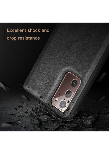 Samsung Galaxy NOTE20, Pu Deri Kaplamalı Tpu+Pc Şok Geçirmez Kapak (Yurt Dışından) indirimleri